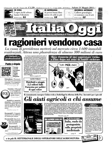 Italia oggi : quotidiano di economia finanza e politica